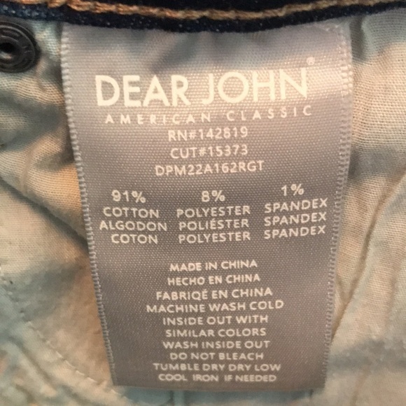 Dear John High Waisted Straight Leg Jeans - Picture 7 of 10